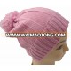 100%Acrylic knitted hat beanie cap