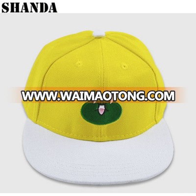 Hot sale latest design custom cartoon sport baseball snapback caps hats kids