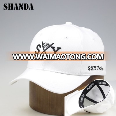 Waimaotong hot sale new design embroidery cotton flexfit baseball cap