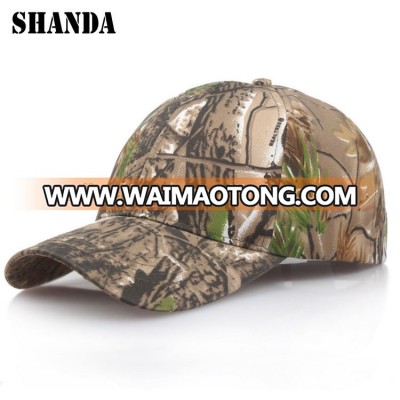 New Style embroidery logo vintage hunting camo baseball cap