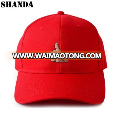 Fashion Custom Embroidery Cotton Dad Hat Metal Buckle Back Baseball Cap