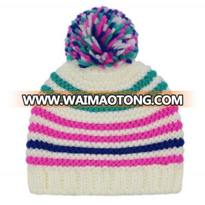 High quality cheap price warm winter hats beanie for women with crochet