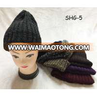 2017 Fashion yiwu factory designer fancy Australian pretty good wonderful woman cozy warm crochet acrylic hat knit winter caps